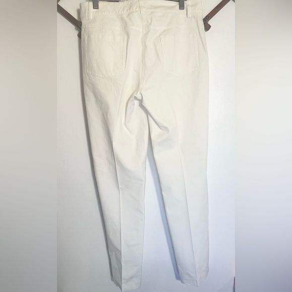 J. McLaughlin White Lexi 4-Way Stretch Denim Jeans Size 6 - Picture 8 of 8